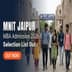 MNIT Jaipur MBA Selection List 2026 Out; 78 Candidates Selected for Admission